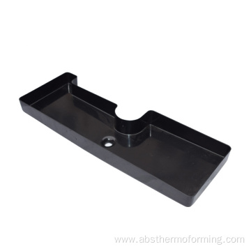 Large thick vacuum forming plastic display processing